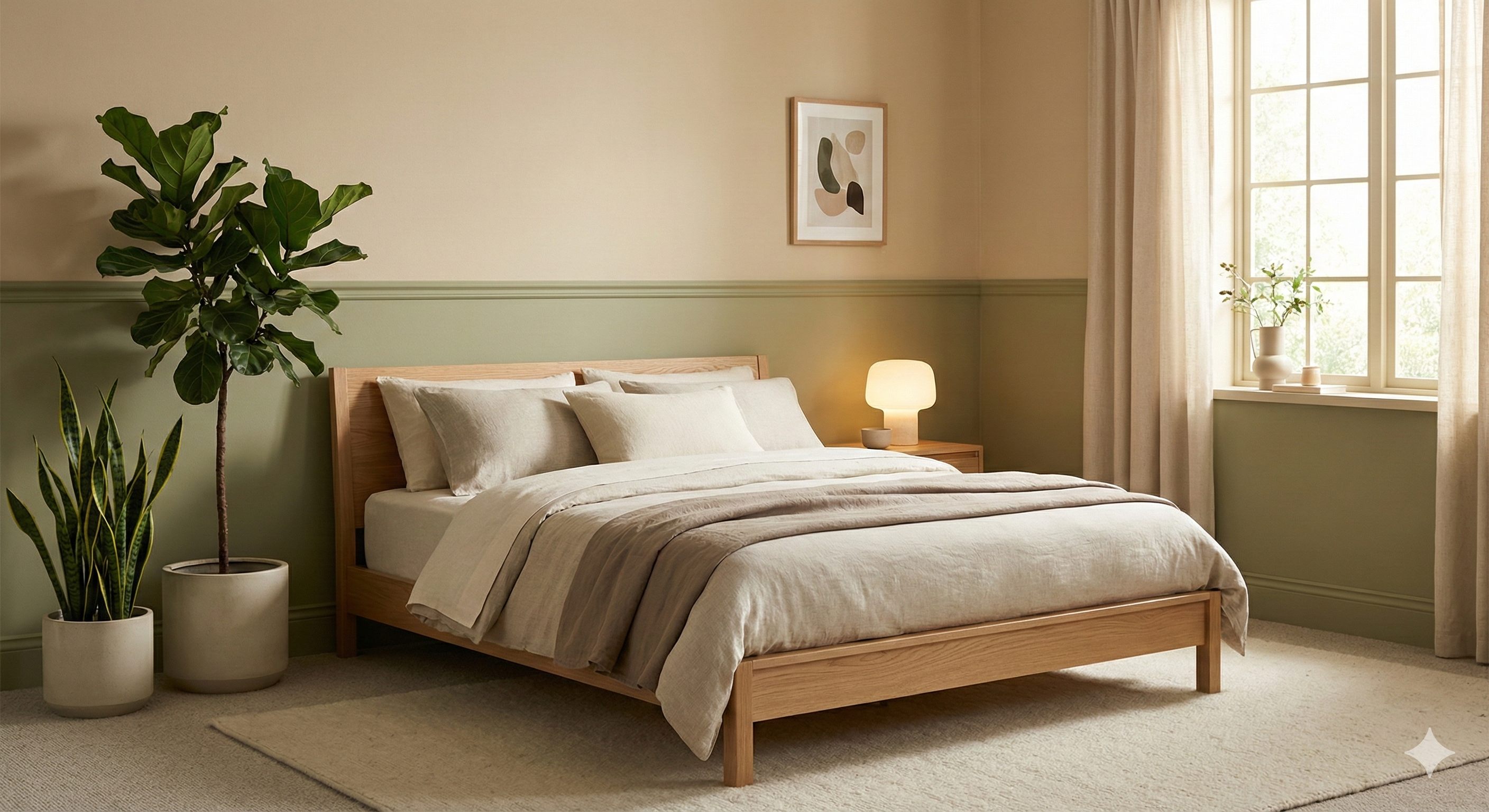 Bedroom colour shades